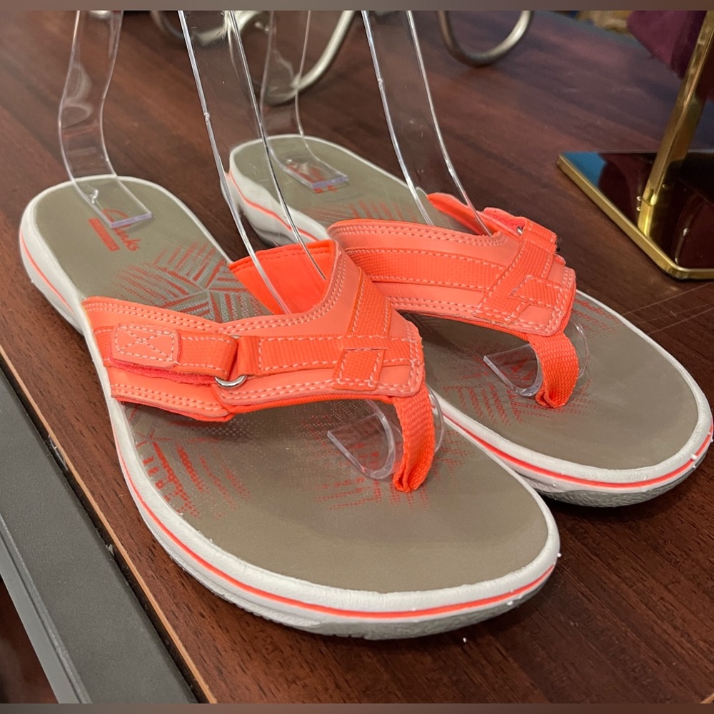 Clarks Womens Cloudsteppers Brinkley Jazz Flip-Flops
